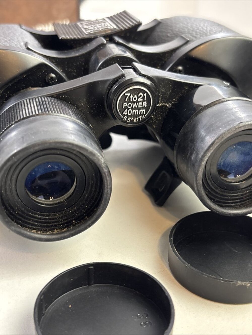 Vintage Bushnell Binoculars Insta Focus Zoom 7x21 Power With Case - Picture 6 of 8